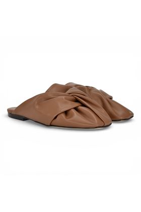 Sabot donna Jvam in pelle colore cuoio. JVAM | 40287-BISCOTTO