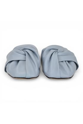 Sabot donna Jvam in pelle colore celeste. JVAM | 40287-CELESTE