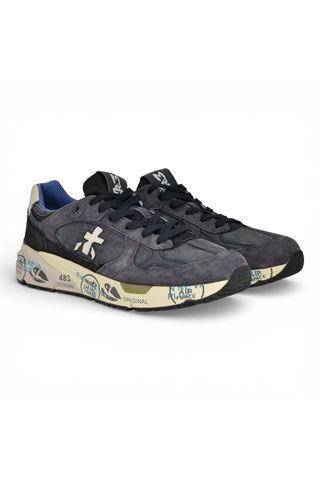 Sneaker Premiata uomo in nylon e camoscio colore blu. PREMIATA | MASE-8014