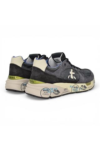 Sneaker Premiata uomo in nylon e camoscio colore blu. PREMIATA | MASE-8014