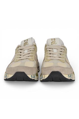 Sneaker Premiata uomo in nylon e camoscio colore bianco. PREMIATA | MASE-8018
