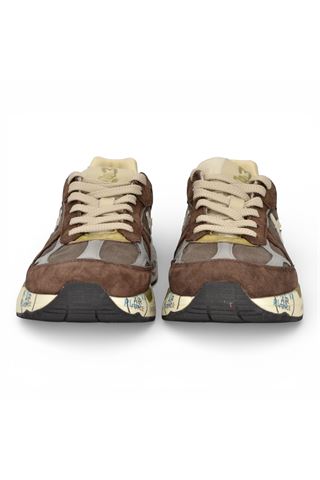 Sneaker Premiata uomo in nylon e camoscio colore marrone. PREMIATA | MASE-8026