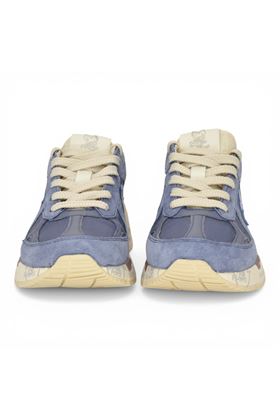 Sneaker Premiata uomo in nylon e camoscio colore celeste. PREMIATA | MASED-8113