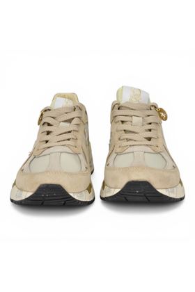 Sneaker Premiata uomo in nylon e camoscio colore beige. PREMIATA | MASED-8116
