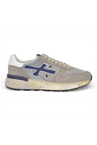 Sneaker Premiata uomo in nylon e camoscio colore grigio. PREMIATA | MICK-8001