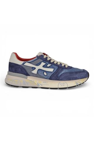 Sneaker Premiata uomo in nylon e camoscio colore blu. PREMIATA | MICK-8006
