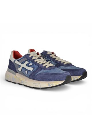 Sneaker Premiata uomo in nylon e camoscio colore blu. PREMIATA | MICK-8006