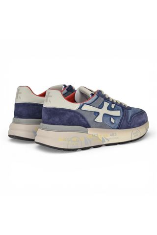 Sneaker Premiata uomo in nylon e camoscio colore blu. PREMIATA | MICK-8006