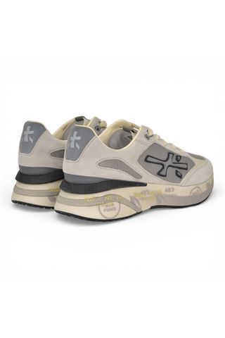 Sneaker Premiata uomo in nylon e camoscio colore grigio. PREMIATA | MOERUN-7304