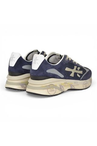 Sneaker Premiata uomo in nylon e camoscio colore blu. PREMIATA | MOERUN-7306