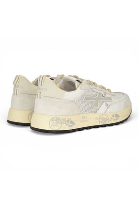 Sneaker Premiata uomo in nylon e camoscio colore bianco. PREMIATA | NOUS-8106