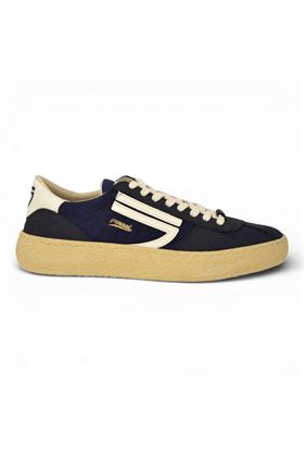 Sneaker Puraai uomo colore blu notte in nylon e nabuck PURAAI | PU101V-041