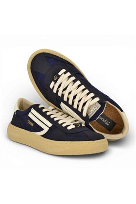 Sneaker Puraai uomo colore blu notte in nylon e nabuck PURAAI | PU101V-041