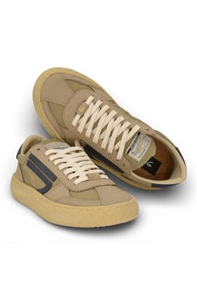 Sneaker Puraai uomo colore fango in nylon e nabuck PURAAI | PU101V-047