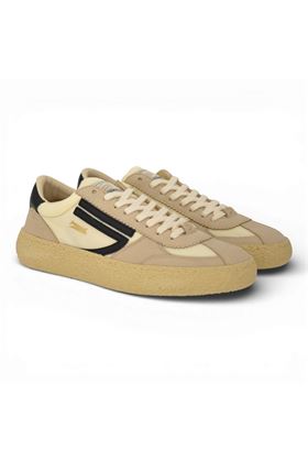 Sneaker Puraai uomo colore panna in nylon e nabuck PURAAI | PU101V-049