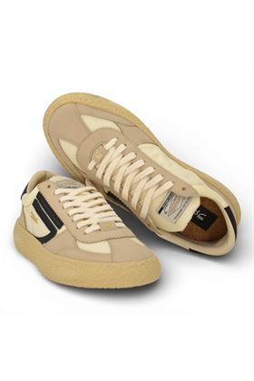 Sneaker Puraai uomo colore panna in nylon e nabuck PURAAI | PU101V-049