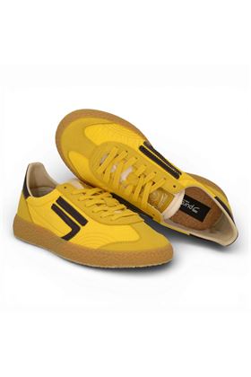 Sneaker Puraai uomo colore giallo in nylon e nabuck PURAAI | PU601X-039