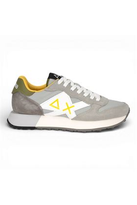 Sneaker uomo Sun 68 in camoscio e tessuto colore grigio. SUN68 | 36115-06
