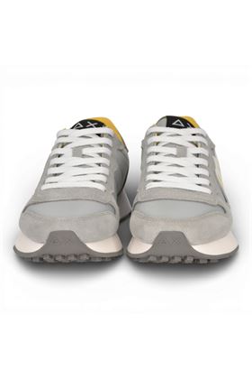 Sneaker uomo Sun 68 in camoscio e tessuto colore grigio. SUN68 | 36115-06