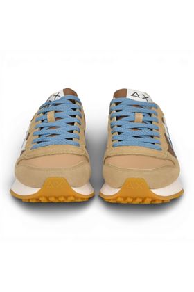 Sneaker uomo Sun 68 in camoscio e tessuto colore beige. SUN68 | 36116-1693
