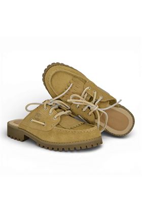 Sabot donna Timberland in camoscio colore beige. TIMBERLAND | A4198-EW1