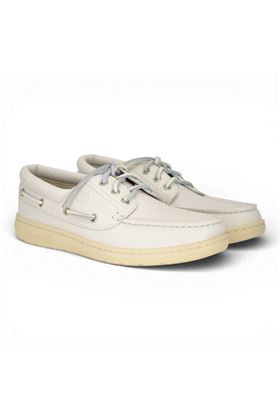 Scarpa lacci uomo Timberland in pelle colore bianco. TIMBERLAND | A6CXM-EM2