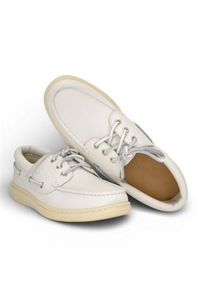 Scarpa lacci uomo Timberland in pelle colore bianco. TIMBERLAND | A6CXM-EM2