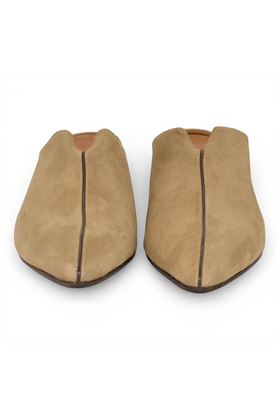 Sabot donna Uau in camoscio colore sabbia. UAU | C64-132