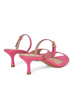 Ciabatta in pelle colore celeste. ALBANO | 5311-FUXIA