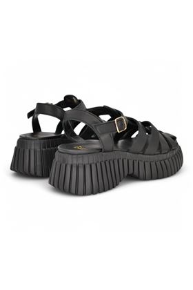 Ragnetto in ecopelle colore nero. EXE' | 591-NERO