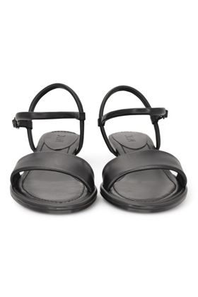 Sandalo donna in pelle nera. JVAM | 37081-NERO