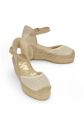 Campesinas in tessuto colore beige. VIDORRETA | 51200-BEIGE