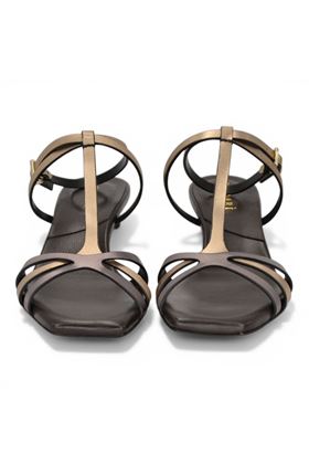 Sandalo donna Donnarì in pelle laminata multicolore. DONNARI' | GD05G-MULTI