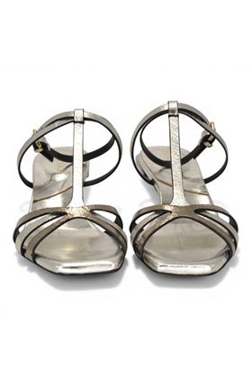 Sandalo donna Donnarì in pelle multicolore. DONNARI' | GD05I-ACCIAIO