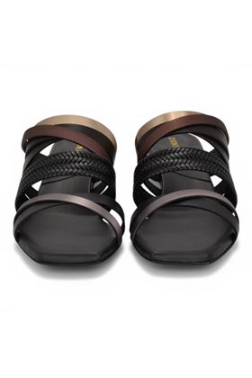 Sandalo donna Donnarì in pelle multicolore. DONNARI' | GD25G-MULTI