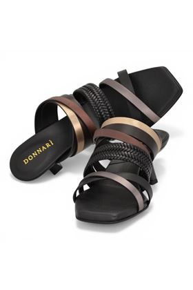 Sandalo donna Donnarì in pelle multicolore. DONNARI' | GD25G-MULTI