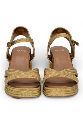 Sandalo donna Exè in corsa colore oro brunito. EXE' | 020-ORO