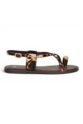 Sandalo donna Exè in cavallino. EXE' | 026-MIX BROWN