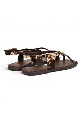 Sandalo donna Exè in cavallino. EXE' | 026-MIX BROWN