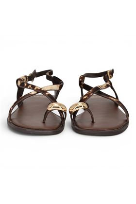 Sandalo donna Exè in cavallino. EXE' | 026-MIX BROWN