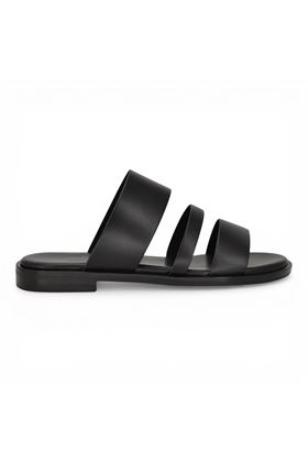 Ciabatta donna Frau in pelle colore nero. FRAU | 86M0-NERO