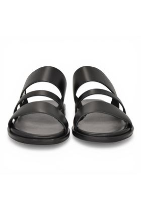 Ciabatta donna Frau in pelle colore nero. FRAU | 86M0-NERO