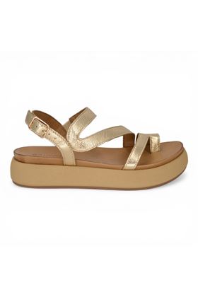 Sandalo donna Inuovo in pelle colore oro. INUOVO | A96003-ORO
