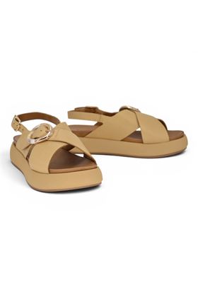 Sandalo donna Inuovo in pelle colore beige. INUOVO | A96066-SCISSOR