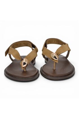 Infradito donna Inuovo in camoscio colore taupe. INUOVO | E34012-TAUPE