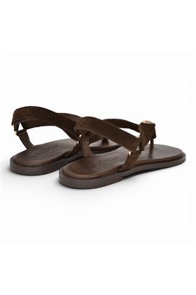 Infradito donna Inuovo in camoscio colore testa di moro. INUOVO | E34012-CAM..T.MORO