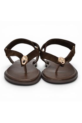 Infradito donna Inuovo in camoscio colore testa di moro. INUOVO | E34012-CAM..T.MORO