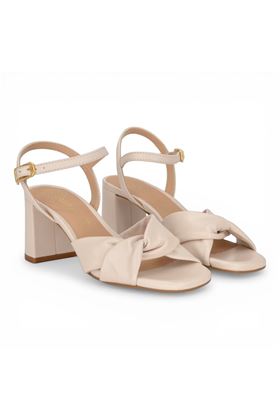 Sandalo donna Bibi Lou in pelle colore avorio. UNISA | MEDWAY-IVORY