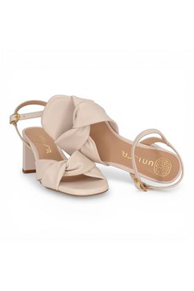 Sandalo donna Bibi Lou in pelle colore avorio. UNISA | MEDWAY-IVORY