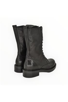 Biker donna in pelle colore nero ALEMANNI | 4009-NERO
